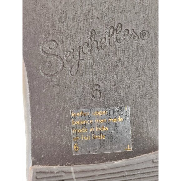 Seychelles Women's Black Leather Cutout Ankle Strap Booties Size 6 US - Picture 9 of 9